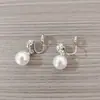 Dos Colores, Sencillo, Ropa de Trabajo Diaria, Diseño de Moda, Pendientes de Borla de Perla, Suaves y Elegantes, Pendientes Dignos