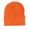 Nuevo Gorro de Punto de Algodón Acrílico con Puño, Gorro Cálido de Invierno para Exteriores Tejido, Fabricante de Gorros Tejidos para Parejas Gorro Tejido
