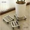 Base de Acero Inoxidable Lavadora Refrigerador Soporte Extraíble Base para Maceta con Ruedas Metal Estante para Cubo de Sopa Metabo