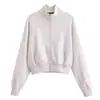 SAW Estação Independente AliExpress Calça de Moletom Casual com Gola Alta e Zíper Estilo Europeu e Americano Feminina 3253328 3253329
