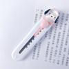 Cuchillo de Arte de Dibujos Animados Creativo Lindo Dibujo Animado Artefacto Expreso Portátil Cuchillo para Cortar Papel Cuchillo para Cuenta de Mano Corazón de Niña Venta al por Mayor