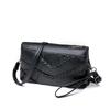 Bolso de Mujer con Textura de Piel de Cabra Genuina 2024 Nuevo Bolso de Mano Suave de Cuero Multicapa Bolso de Hombro Cruzado para Madres de Mediana Edad