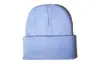 Gorro de Punto Transfronterizo Amazon Más Vendido Suministro Directo de Fábrica En Stock Panel de Luz Acrílico Versátil Europeo y Americano para Adultos Gorro Fluorescente para el Frío