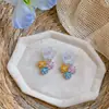Estilo Doce Brincos de Tarraxa Simples com Zircônia Cúbica Pulseira com Senso de Design Pulseira de Nicho para Mulheres Luxo Leve Toque de Alto Padrão Joias para Mãos Atacado