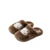Pantuflas de Algodón de Gato para Mujer, Invierno Interior Hogar Antideslizantes Cálidas Casuales Dibujos Animados Lindas Dormitorio Pantuflas de Algodón para Mujer