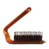 Cepillo Plegable con Cerdas Portátil para Viaje Cabello Liso Cabello Rizado Peine de Peluquería Flequillo Peine Masajeador Esponjoso Peine Antiestático para el Cabello