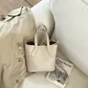 Bolso Cubo 2026 Estilo Nuevo Primavera Cesta de Verduras Bolso de Mano Estilo Coreano Nicho Patrón Lichi Bolso de Mano Bolso de Hombro Único Cruzado