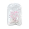 Bolsa de material de camelia para manicura de moda, flor de mariposa, camelia de color mixto, rosa oscuro, estilo de uñas, venta al por mayor
