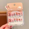 Calcomanías de uñas tridimensionales de dibujos animados para niños parche de uñas para niña pequeña armadura para bebé desmontable impermeable venta al por mayor de uñas