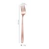 Aço Inoxidável 304 Estilo Coreano Colher Cor Dourada Talheres de Aço Inoxidável Garfo Colher Estilo Coreano Restaurante de Churrasco Colher Longa para Comer