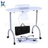 Mesa de Manicure Transfronteiriça, Dedicada para Manicure no Local, Aspirador de Pó para Manicure Embutido, Apoio de Pulso, Mesa de Manicure Portátil Dobrável