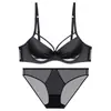 Lingerie estilo francês, sutiã liso sem costura ultrafino, faz seios grandes parecerem menores, previne flacidez, conjunto de sutiã plus size