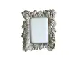 Artesanato em Resina Estilo Retro Europeu Americano Folhas Porta-Retrato de Resina Porta-Retrato Suporte de Foto Ornamento de Mesa Decorações Criativas para Casa