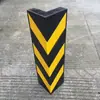 Vendas Diretas de Fábrica Protetores de Canto de Borracha e Plástico Tiras de Parede de Ângulo Reto de Borracha Garagem 80cm 100cm Protetores de Canto Tiras Anticolisão de TPU