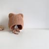 Gorro de bebé invierno medio terciopelo niños y niñas cálido gorro de felpa coreano orejera gorro de bebé gorro con orejeras para bebé