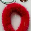 Atacado do Fabricante Tiras de Pele Falsa de Raposa Tamanho Grande Cabelo Longo Agulha Manto da Dinastia Han Roupas Infantis Corrente de Cintura de Pelo Punhos Bainha Feito à Mão