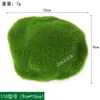 Pedra de Musgo Artificial Parede de Plantas Verdes Musgo Bonsai Bonsai Micro Paisagismo Enfeite DIY Decoração Pedra de Cabelo Artificial Decoração