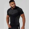 Top Deportivo Transpirable de Secado Rápido Ajustado para Correr para Hombre Transfronterizo YOUNGAL Artículo Popular Transfronterizo Shorts de Fitness GYMSHARK