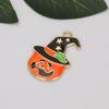 Nuevos aretes colgantes de aleación de oro galvanizado de alta calidad de calabaza fantasma de Halloween DIY, colgante, llavero, accesorios