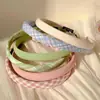 Diadema Sweet Plaid de Verano para Mujer, Versátil para Salir, Accesorio para el Cabello de Moda, Nuevo Estilo 2025 Goma para el Cabello, Pinza para el Cabello, Tocado