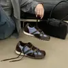 Tênis de Treino Feminino Shougu Color-Block Alemão 2026 Novo Vintage Casual Plano Antiderrapante
