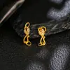 Hebilla S de Plata S925 Chapada en Oro Estilo Antiguo Tara S Accesorio Pequeño DIY Moda Estilo Étnico Hebilla Qingyi Tocado Accesorio Pequeño