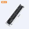 Código de Ángulo de Tira Larga de Acero Inoxidable Espesado 90 Grados Fijador de Ángulo Recto de Tira Larga Soporte Triangular Conector de Ferretería para Muebles