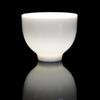 Juego de té kung fu blanco sebo taza de té cerámica mate blanco puro taza de cata de té taza maestra taza pequeña tazón de té taza individual