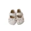 Zapatos de Punto Estilo Coreano para Niñas Estilo Pequeño Chanel Zapatos de Salón 2026 Otoño/Invierno Nuevos Zapatos de Salón Mary Jane con Suela Suave Zapatos de Princesa con Lazo