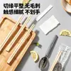 Conjunto Descartável Quatro em Um Talheres para Viagem Palitos de Bambu Colher Guardanapo Palito Embalado Individualmente Palitos Comerciais