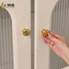 Procesando Manija Personalizada de Latón de un Solo Agujero Escandinavo Lujo Accesible Simple Manija para Puerta de Gabinete Manija para Cajón de Gabinete Herrajes para Muebles