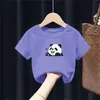 2148# Camiseta de Algodão de Manga Curta de Verão Estilo Novo Ocidental para Meninos e Meninas Top de Verão Meia-manga para Bebês
