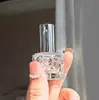 Botella de Fragancia para Coche Transparente Tipo Cubo de Agua con Correa para Colgar, Botella de Perfume para Coche, Botella de Aceite Esencial para Aromaterapia, Botella de Perfume