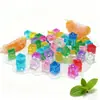 Nuevo Acrílico 10mm Cubo de Hielo Curvo Simulado Ventana Pecera Bar Vino Hielo Falso Decoración Accesorios