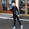 Suministrado directamente por el fabricante, traje de buceo de dos piezas para pareja, conjunto de surf de manga larga y pantalón largo, traje de baño deportivo con cremallera y protección solar para uso familiar