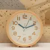 Reloj despertador digital simple con estampado en caliente para estudiantes y niños, reloj despertador pequeño cuadrado y redondo simple, reloj de escritorio para dormitorio