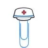 Clips de Papel Grandes de Dibujos Animados para Ropa Médica Transfronteriza Marcador de Libros Suministros de Oficina DIY Clips de Papel Creativos para Almacenamiento de Doctor