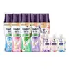 Esferas de Fragrância Douradas para Roupas, Fragrância de Longa Duração, Detergente de Lavanderia Doméstico, Antibacteriano, Remoção de Ácaros, Proteção do Tecido, Proteção da Cor, Pacote Familiar