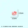 Mini Pegatina de Resina Hello Kitty Forma de Galleta Bordes Redondeados Sin Rebabas Adorno para Funda de Teléfono Accesorios