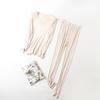 Ropa Interior Térmica de Seda de Morera para Mujer Nueva Transfronteriza de Manga Larga de Seda Ropa y Pantalones de Otoño Cálido Conjunto de Dos Piezas para Mujer