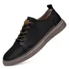 Sapatos Casuais Masculinos Pequenos Tamanho 36 Primavera e Verão 37 Costurados à Mão Tamanho Grande 45 Couro Genuíno 46 Tênis Retrô 47 Respirável 48