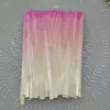 Cor gradiente bambu feito à mão jardim de infância DIY tecido tingido bambu leque de bambu pacote de material para barco de bambu bambu