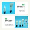 Manguera cilíndrica personalizada de fábrica de 19 mm para empaque de cosméticos y cuidado de la piel, manguera para esencia líquida de base, prueba