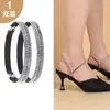 Correas Antideslizantes para Zapatos de Tacón Alto, No Requieren Instalación, Multicolor con Pedrería, Correas Elásticas Fijas para Zapatos