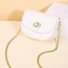 Bolsa Transversal Feminina Novo Estilo, Tendência da Moda Japonesa e Coreana, Bolsa para Celular Feminina, Bolsa de Ombro para Viagem, Bolsa Quadrada Pequena Texturizada