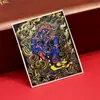 Dzambala Negro pintado tibetano pintura Thangka pintada a mano lienzo central impresión microchorro Thangka cultural y creativo Zakiralam al por mayor