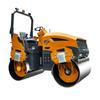 Rodillo compactador vibratorio diésel pequeño de doble rueda de acero de 3 toneladas Jiangxi Ganzhou, maquinaria de compactación con accionamiento hidráulico