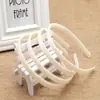 Venda quente 1CM versão leve dente de escada plástico DIY tiara de cabelo com dente antiderrapante pressão acessórios de tiara para shampoo