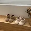 Nuevas Botas de Piel para Bebés Niñas Botas de Nieve Suela Suave Zapatos Gruesos para Niños Pequeños Botas de Piel Forradas de Felpa para Niñas de Invierno Zapatos de Algodón para Bebés