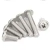 Tornillos Acolchados de Acero Inoxidable 304 con Cabeza Redonda Cruzada Tornillos para Computadora con Cabeza Plana Venta al por Mayor Tornillos M2M3M4M5
